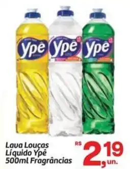 Fort Atacadista Lava Louças Líquido Ypê Fragrâncias oferta