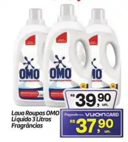 Fort Atacadista Lava Roupas OMO Liquido Fragrâncias oferta