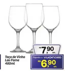 Fort Atacadista Taça de Vinho Lau Fame oferta