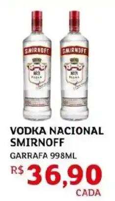 Assaí Atacadista Vodka nacional smirnoff garrafa oferta