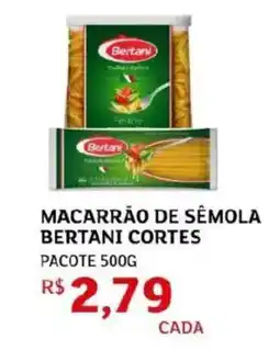 Assaí Atacadista Macarrão de sêmola bertani cortes oferta