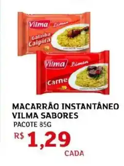 Assaí Atacadista Macarrão instantâneo vilma sabores pacote oferta