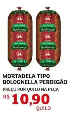 Assaí Atacadista Mortadela tipo bolognella perdigão oferta