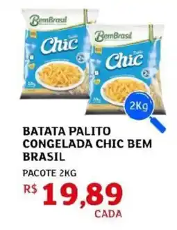 Assaí Atacadista Batata palito congelada chic bem brasil oferta