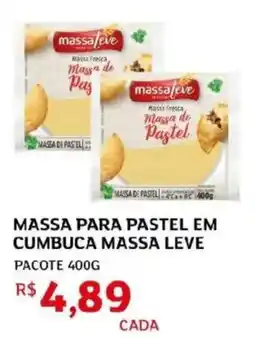 Assaí Atacadista Massa para pastel em cumbuca massa leve pacote oferta