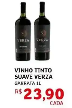 Assaí Atacadista Vinho tinto suave verza garrafa oferta