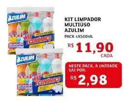 Assaí Atacadista Kit limpador multiuso azulim oferta
