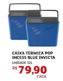 Assaí Atacadista Caixa térmica pop incess blue invicta unidade oferta