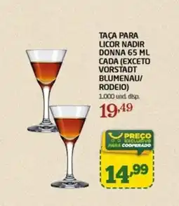 Cooper Taça para licor nadir donna cada oferta
