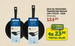 Cooper Jogo de frigideiras tramontina ravena oferta