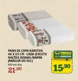 Cooper Pano de copa karsten 46 x 65 cm - cada oferta