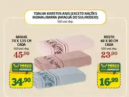 Cooper Toalha karsten anis BANHO 70 x 135 cm oferta