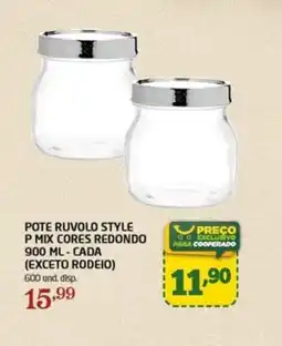 Cooper Pote ruvolo style p mix cores redondo cada oferta