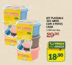 Cooper Kit plasvale 301 wave com 3 potes oferta