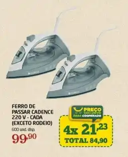Cooper Ferro de passar cadence 220 v - cada oferta