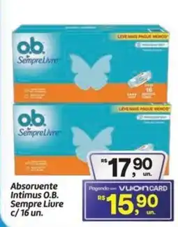 Fort Atacadista Absorvente Intimus O.B. Sempre Liure oferta