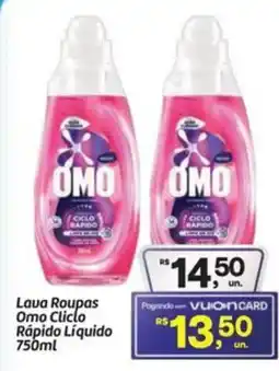 Fort Atacadista Lava Roupas Omo Cliclo Rápido Líquido oferta