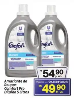 Fort Atacadista Amaciante de Roupas Comfort Pro Diluído oferta