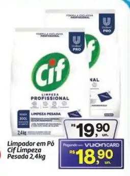 Fort Atacadista Limpador em Pó Cif Limpeza Pesada oferta