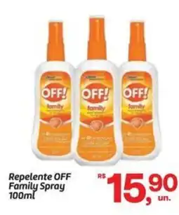 Fort Atacadista Repelente OFF Family Spray oferta