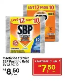 Fort Atacadista Inseticida Elétrico SBP Pastilha Refil oferta