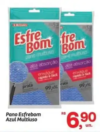 Fort Atacadista Pano Esfrebom Azul Multiuso oferta
