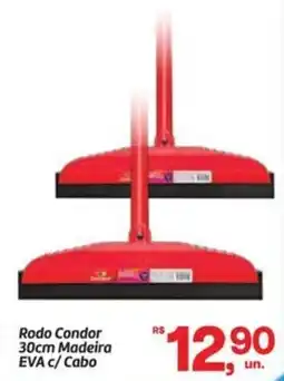 Fort Atacadista Rodo Condor 30cm Madeira EVA C/ Cabo oferta