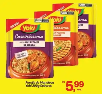 Farofa de Mandioca Yoki Sabores
