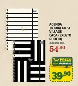 Cooper Agenda tilibra west village cada (exceto rodeio) oferta