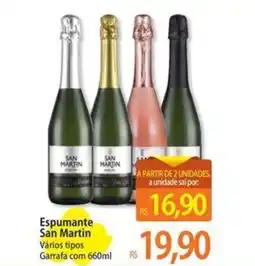 Atacadão Espumante San Martin Vários tipos Garrafa oferta