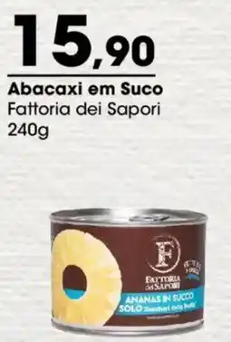 Zaffari Abacaxi em Suco Fattoria dei Sapori oferta