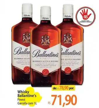 Whisky Ballantine's Finest Garrafa