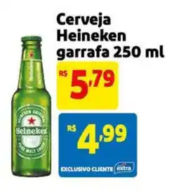 Extra Supermercado Cerveja Heineken garrafa oferta