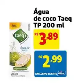 Extra Supermercado Água de coco Taeq TP oferta