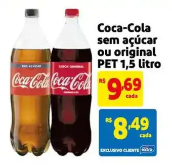 Coca-Cola sem açúcar ou original PET
