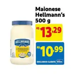 Extra Supermercado Maionese Hellmann's oferta