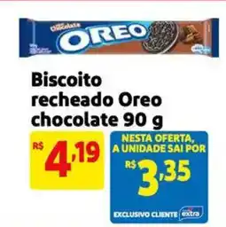 Extra Supermercado Biscoito recheado Oreo chocolate oferta