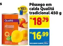 Extra Supermercado Pêssego em calda Qualitá tradicional oferta