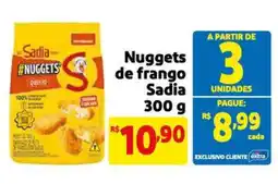 Extra Supermercado Nuggets de frango Sadia oferta