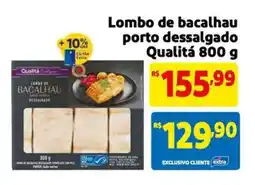 Extra Supermercado Lombo de bacalhau porto dessalgado Qualitá oferta