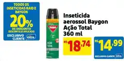 Extra Supermercado Inseticida aerossol Baygon Ação Total oferta