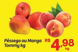 Fort Atacadista Pêssego ou Manga Tommy oferta
