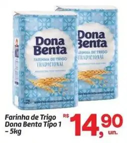 Fort Atacadista Farinha de Trigo Dona Benta Tipo 1 oferta