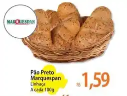 Atacadão Pão Preto Marquespan Linhaça oferta
