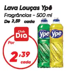 Dia Lava Louças Ype Fragrâncias oferta