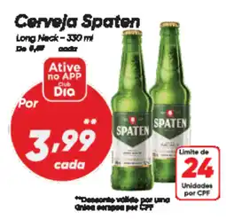 Dia Cerveja Spaten Long Neck oferta