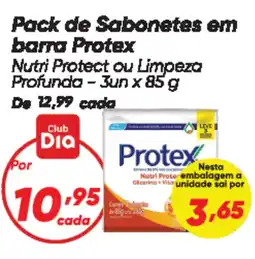 Dia Pack de Sabonetes em barra Protex oferta