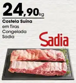 Zaffari Costela Suína em Tiras Congelada Sadia oferta