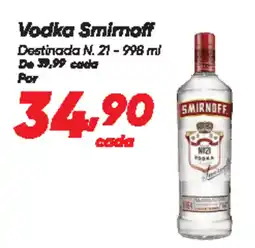 Dia Vodka Smimoff Destinada N. 21 oferta