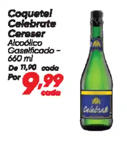 Dia Coquetel Celebrate Cereser Alcoólico Gaselficado oferta